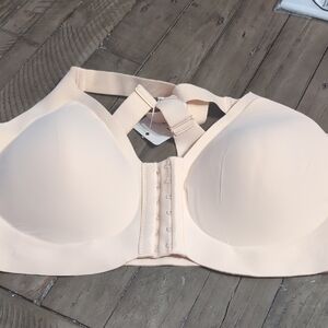 Elegant Cream Full-Coverage Bra
